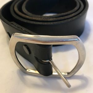 Mens Leather Black Belt